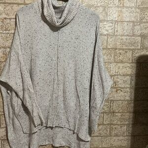 Cozy Heathered Turtleneck Sweater